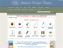 Tablet Screenshot of naturespressed.com